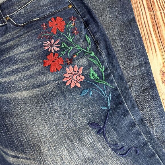 Vintage America Blues MICRO BOOT Cut Size 4 Mid Rise Jeans Denim Pants 29x32 - Picture 10 of 14